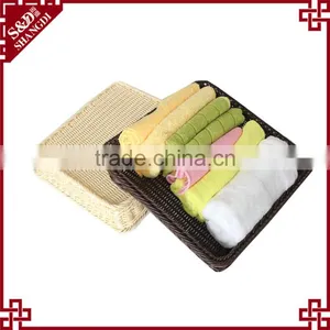Cute Rattan Widely Use Storage Food Basket Bread Display Stand thumbnail-2
