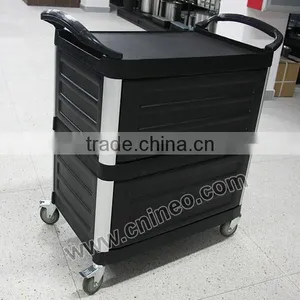 3 Tiers Plastic Commercial Restaurant And Hotel Multiduty Service Cart thumbnail-2
