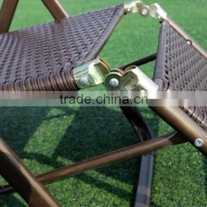 Rattan Zero Gravity Lounge Chair With Pillow and Cup Holder thumbnail-3
