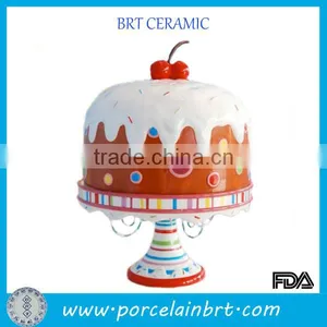 Candy Color Cute Ceramic Birthday Cake Stand thumbnail-1
