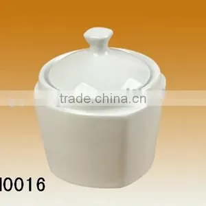 Factory Wholesale Custom Size Porcelain Kitchenware, Cruet Stand Set, Ceramic Sugar Pot thumbnail-2
