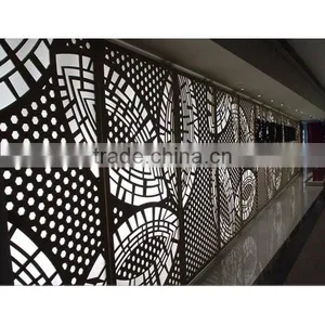 Laser Cut Aluminium Decorative Interior Corrugated Metal Wall Cladding Panels thumbnail-5