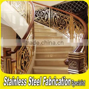 Modern Design Carving Decorative Indoor Aluminum Stair Baluster thumbnail-3