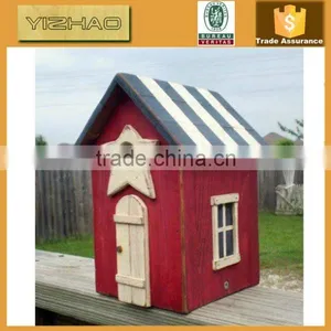 Made in China High Quality Antique Wooden Bird Cage Bamboo Dog House,bamboo Bird House With Window thumbnail-5