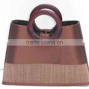 High Quality Best Selling Bamboo Shopping Bag WITH HANDLE From Vietnam thumbnail-1
