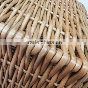 Wholesale Premium Handmade Natural Rectangular Empty Wicker Traditional Gift Hamper Basket With Lid thumbnail-3