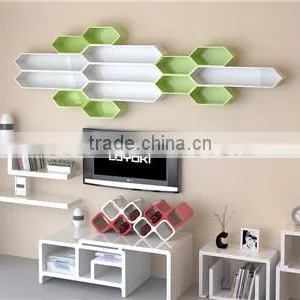 Bookcases Wood Wall Paneling Cube Shelves Warehouse Alarm System thumbnail-1
