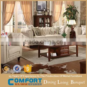 S707 Hot Sale Home Used Furniture Linen Couch Living Room Sofa thumbnail-1