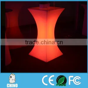 Wholesale High Quality Wedding Led Illuminated Squarel Banquet Table thumbnail-2