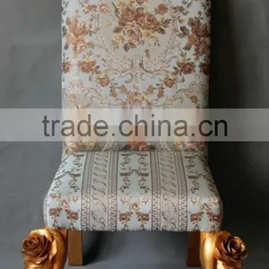 MD-2206-01 Antique Hand-carved Flower Single Chair thumbnail-3
