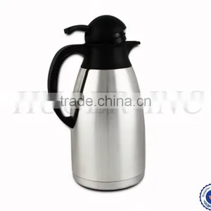 Stainless Steel Coffee Pot With Black Handle thumbnail-1