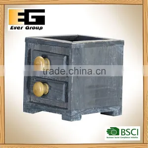 Imitation Wood Planter Box With Grey -wash thumbnail-1