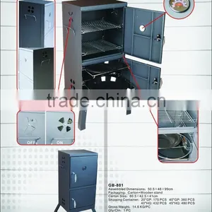 Double Layer Big Charcoal BBQ Smoker thumbnail-2