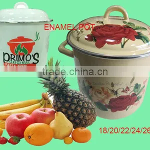 High Quality Enamel Cooking Pot Casserole Cookware thumbnail-2