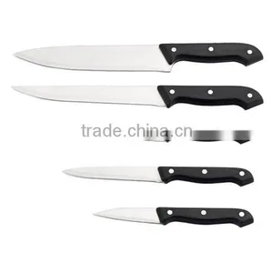A3373 High Quality Cast Stainless Steel Bolster "V" Shape Ground Blade 5pcs Stainless Steel Knife Set thumbnail-5