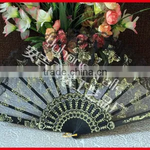 Beautiful Spanish Style Lace Plastic Fan thumbnail-6
