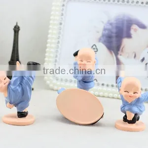 Mini CUTE Fashional Resin Decoration ,Zakka Furnishing Articles Creative Shaolin Kung fu Boy Creative Resin Gifts thumbnail-4