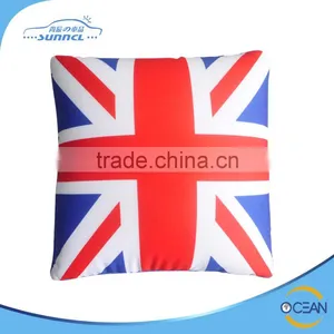 UK Flag Printing Spandex Material Micro Particles Filling Square Comfort Chair Cushion thumbnail-1