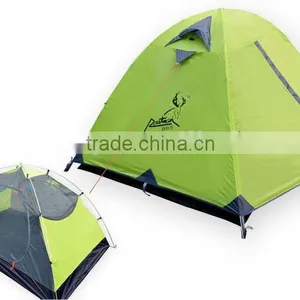 Simple and Practical 2 Doors Frame Tent for 2 Men thumbnail-1