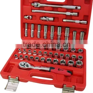 High Quality 46Pcs 1/2" Dr.Socket Wrench Set In Plastic Case thumbnail-1