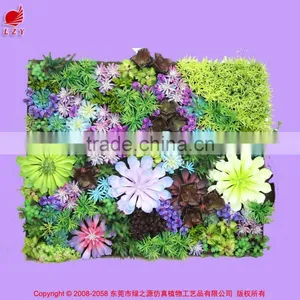 Hot Selling Artificial Green Wall Artificial Succulent Plant Artificial Vertical Garden thumbnail-1