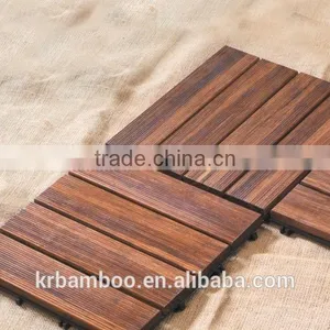 Carbonized 20mm Thick Thermo Treated Superior Quality Bamboo Decking thumbnail-2