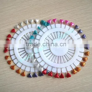 Wheel Packing 55mm Heart Shape Long Stick Hijab Pin thumbnail-1