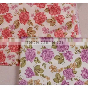 Hot Sale 100% Polyester Microfiber Fabric Flower Print Fabric Garment Fabric thumbnail-1
