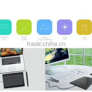 New Arrival!Huion 1060plus 10x6 Inches 2048 Levels 5080lpi Digital Drawing Tablet thumbnail-4