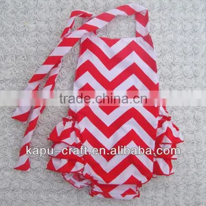 In Stock Chevron Bubble Rompers for Baby thumbnail-1