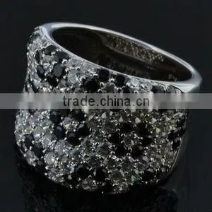 2 Tone Plating Silver Ring thumbnail-1