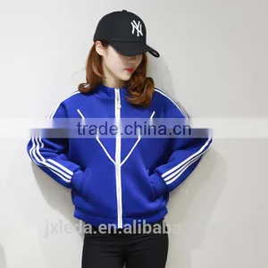 100%cotton Raglan Sleeves Baseball Cloth Jacket Women thumbnail-2