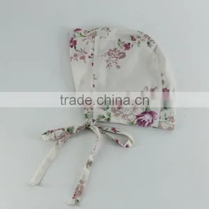 Flower Pattern Baby Girl Bibs With Tassel Toddler Baby Girl 100% Cotton Burp Cloths thumbnail-5