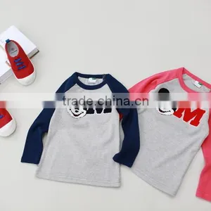 Baby Cotton Frocks Designs Boys Cartoon Printing Long Sleeve Cotton t Shirt #LT020 thumbnail-2