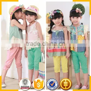 Wholesale Guangzhou Baby Girl Children 100% Cotton Fabric Kids Clothes thumbnail-5