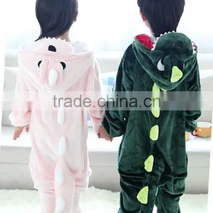 Fall Clothes Flannel Animal Pajamas Cartoon Winter Children Cosplay Costumes Kids One Piece Clothes Halloween Costume Collection thumbnail-3