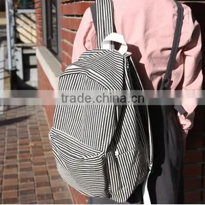 China Wholesale Stripe School Backpacks Stock thumbnail-2