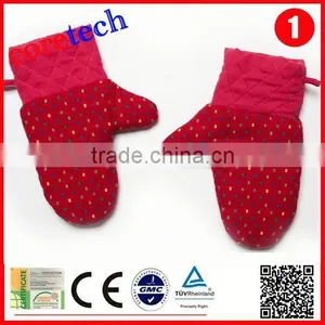 Hot Sale Printed Oven Mitten Safety Glove Factory thumbnail-1