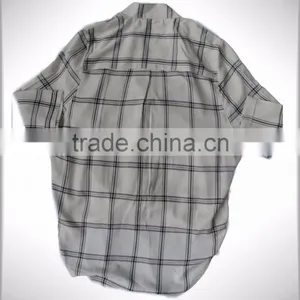 Fashion Design Cool Plaid Rayon Men's Shirt Personalized thumbnail-3