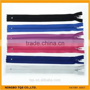 High Quality Colorful Long Chain Clothes Nylon Zipper Close-end Custom Nylon Zipper thumbnail-1