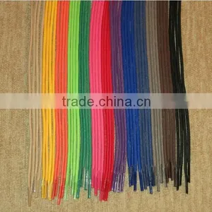Round Feature Plastic Material Tip Cotton Shoe Laces thumbnail-1
