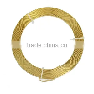 Wholesale Gold Plated 5mm Aluminum Beading Wire Thread Cord thumbnail-1