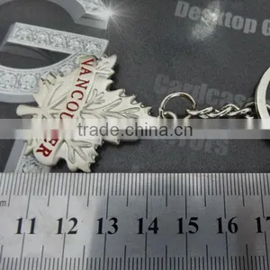 Canada Maple Leaf Metal Keychain With Vancouver Logo thumbnail-1
