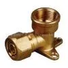 Pex Wall Plate Elbow(Brass Fitting) thumbnail-1