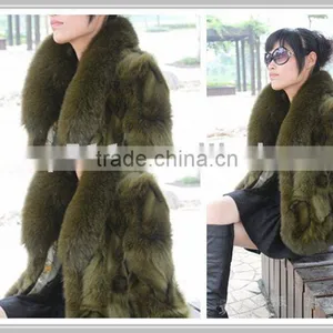 Luxurious High Quality Fur Garment/ Fur Coat FU08 thumbnail-1