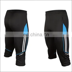 Wholesale Soccer Training Cropped Pants Sports 100 Polyester Men Short Track Pants thumbnail-4