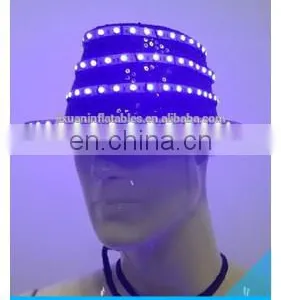 Magic Show Led Clothing Led Hat Luminous Topper thumbnail-2