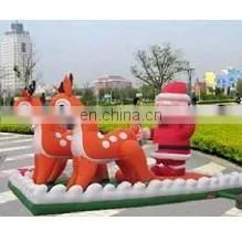 Inflatable Santa(with Deer), Christmas Inflatables thumbnail-1