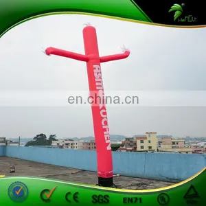 6m Tall Charming Red Inflatable Air Dancer / Outdoor Advertising Inflatable Sky Ancer Man thumbnail-3