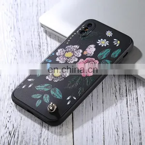 Wholesale Factory Price Hot Sell Full Coverage Leaf and Protective Back Cover Case With Tempered Glass Filmr For IPhone X thumbnail-5